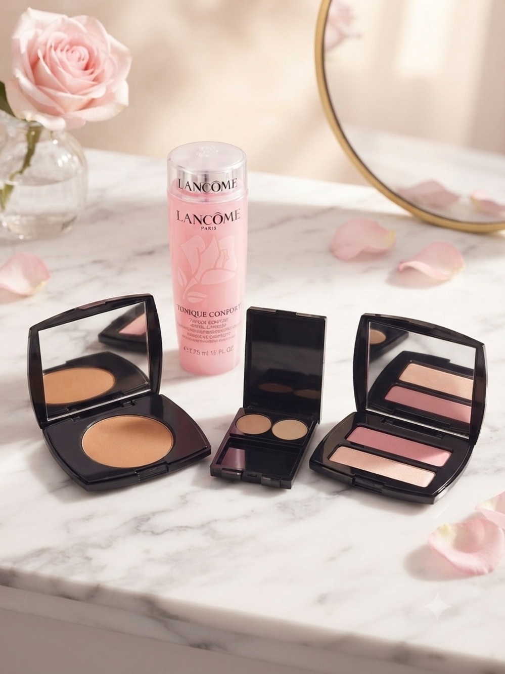 Lancôme Women Makeup Set in Pink - Tonique Comfort & Eyeshadow Palettes - Picture 1 of 1